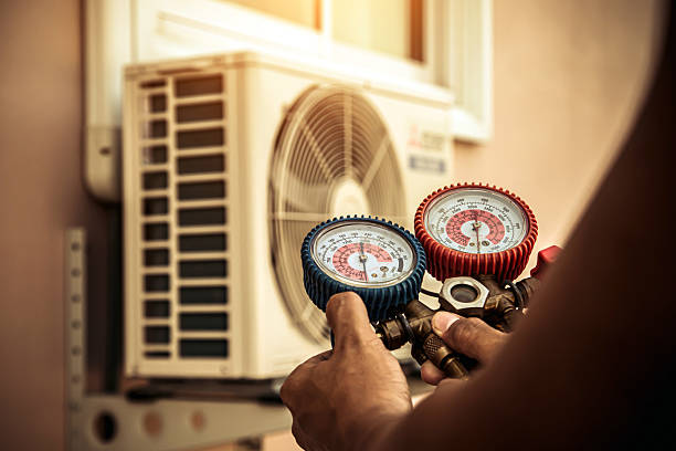 Professional Hvac Maintenance technician working in Minden, TX